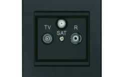 Antennmaterial<Malmbergs Antennuttag för TV/Radio/satellit Optima 75Ohm,Sva