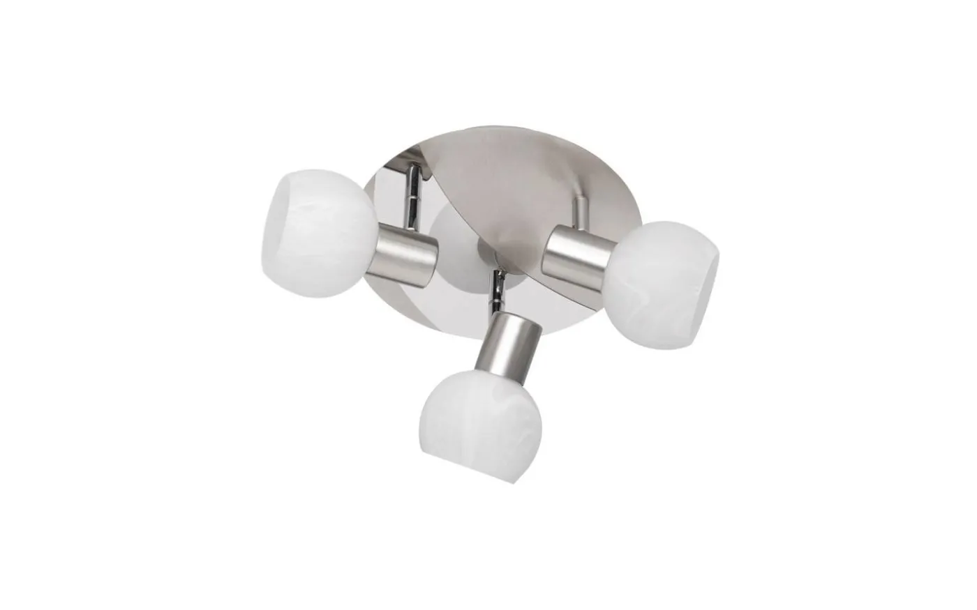 Antibes Spotlight 3-delad 22cm 3xE14 borstad stål