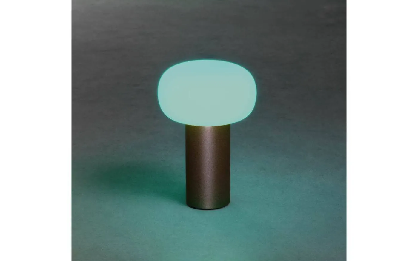 Antibes Uppladdningsbar Bordslampa LED RGB+CCT Rost/Vit IP54