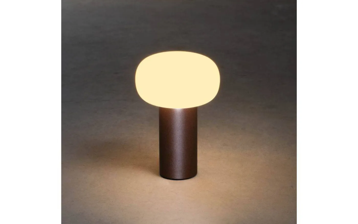 Antibes Uppladdningsbar Bordslampa LED RGB+CCT Rost/Vit IP54