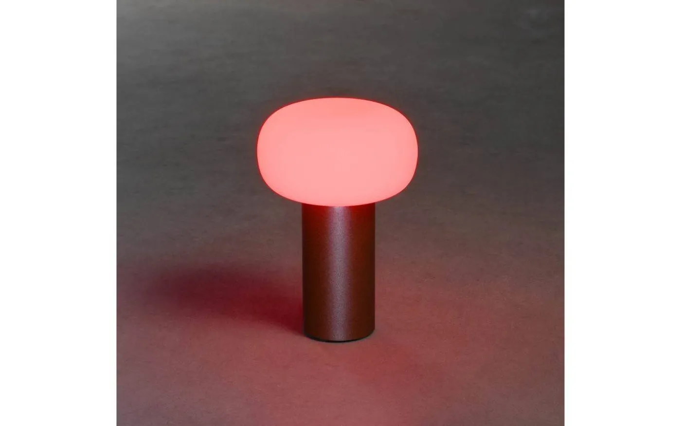 Antibes Uppladdningsbar Bordslampa LED RGB+CCT Rost/Vit IP54