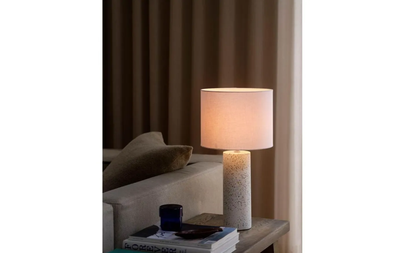 Antiga Bordslampa 50cm Vit