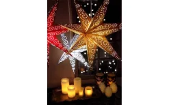 Antique Julstjärna 60cm Guld