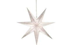 Star Trading Antique Julstjärna 60cm Vit* Visa Alla Julstjärnor|Julstjärnor Med Sladd
