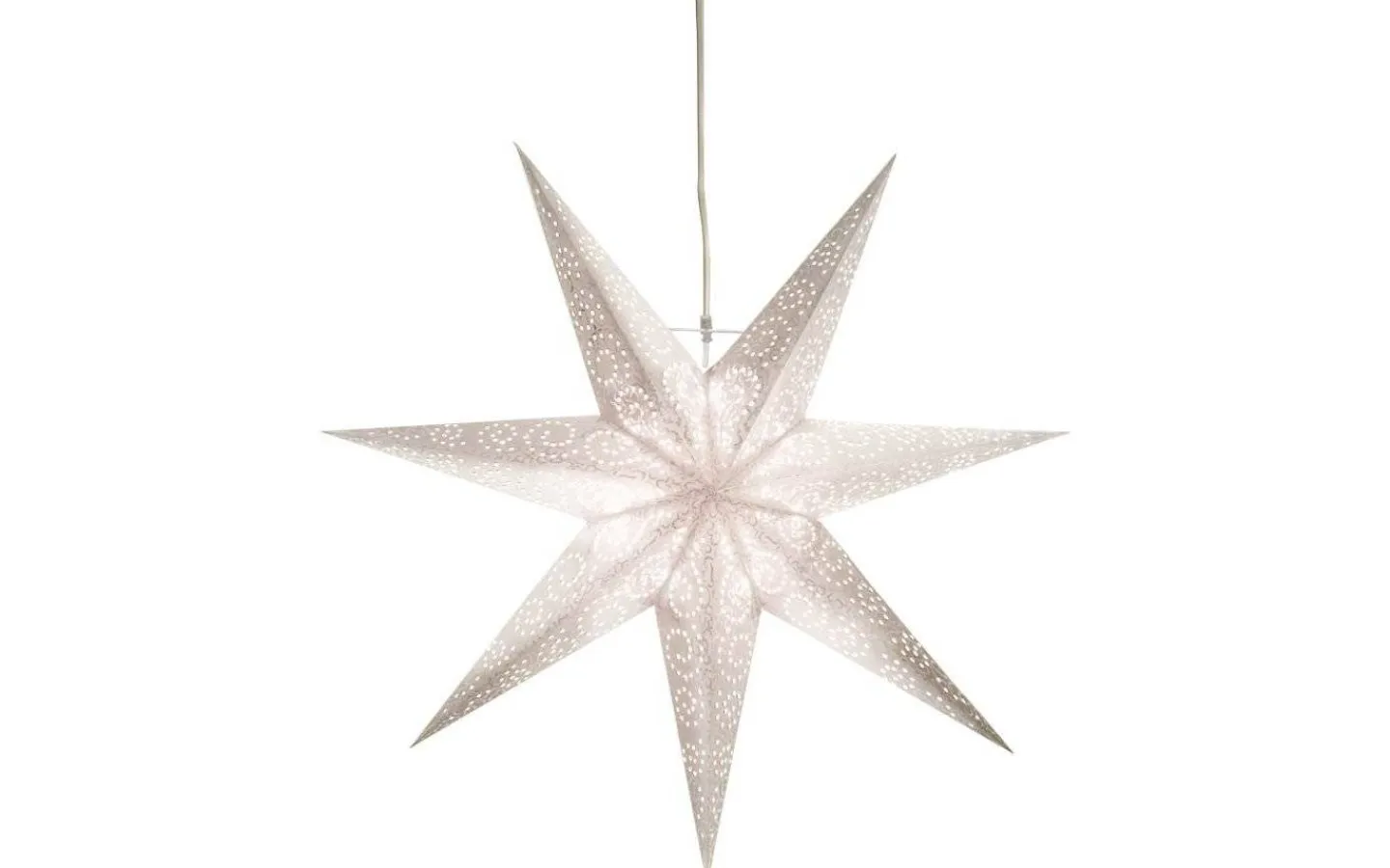 Star Trading Antique Julstjärna 60cm Vit* Visa Alla Julstjärnor|Julstjärnor Med Sladd