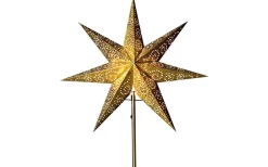Visa Alla Julstjärnor|Julstjärnor Utan Sladd<Star Trading Antique Pappstjärna 48cm Guld