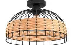 Anwick Plafond 38cm Svart/Natur