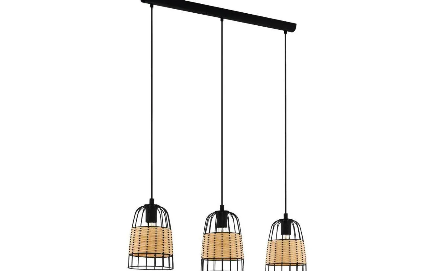 Anwick Taklampa 88cm 3L Svart/Natur