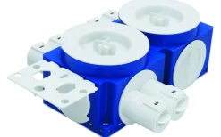 Malmbergs Apparatdosa Twistline, Kombidosa liggande 2 st, studs 6x16/20* Förläggningsmaterial