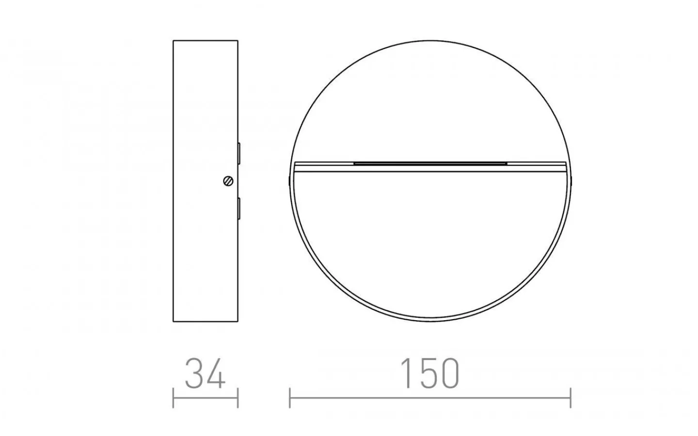 Upp Eller Nedljus Lampor|Vägglampor Utomhus<Rendl Aqila R Vägglampa LED 3000K 6W Vit IP54