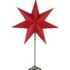 Aratorp Julstjärna på fot 64cm Röd