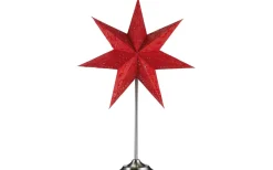 Aratorp Julstjärna på fot 64cm Röd
