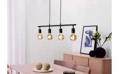 Cottex Arc Taklampa 88cm 4L Svart* Kök & Matplats|Avlånga Taklampor