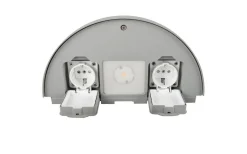 Hidealite Arc Vägglampa med uttag LED 3000K 7W Grå IP54* Upp Eller Nedljus Lampor|Vägglampor Utomhus