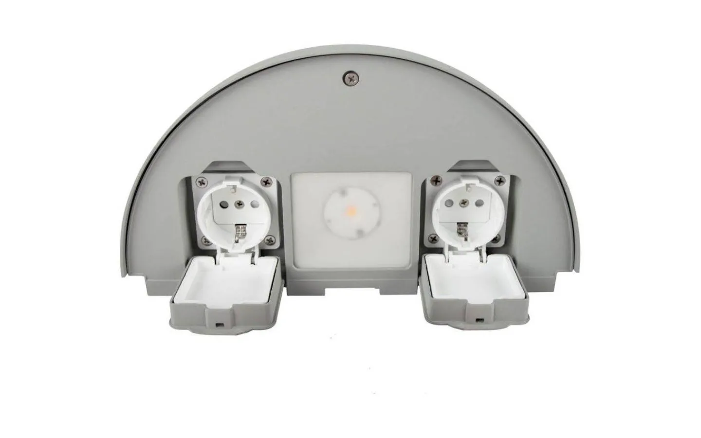 Hidealite Arc Vägglampa med uttag LED 3000K 7W Grå IP54* Upp Eller Nedljus Lampor|Vägglampor Utomhus