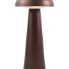 Design for the people Arcello Uppladdningsbar Bordslampa 25cm Bränd Mässing IP54* Uppladdningsbara Lampor Utomhus|Uppladdningsbara Lampor Utomhus