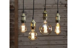 Archaic Pendel med ring och 3,5m Textilkabel