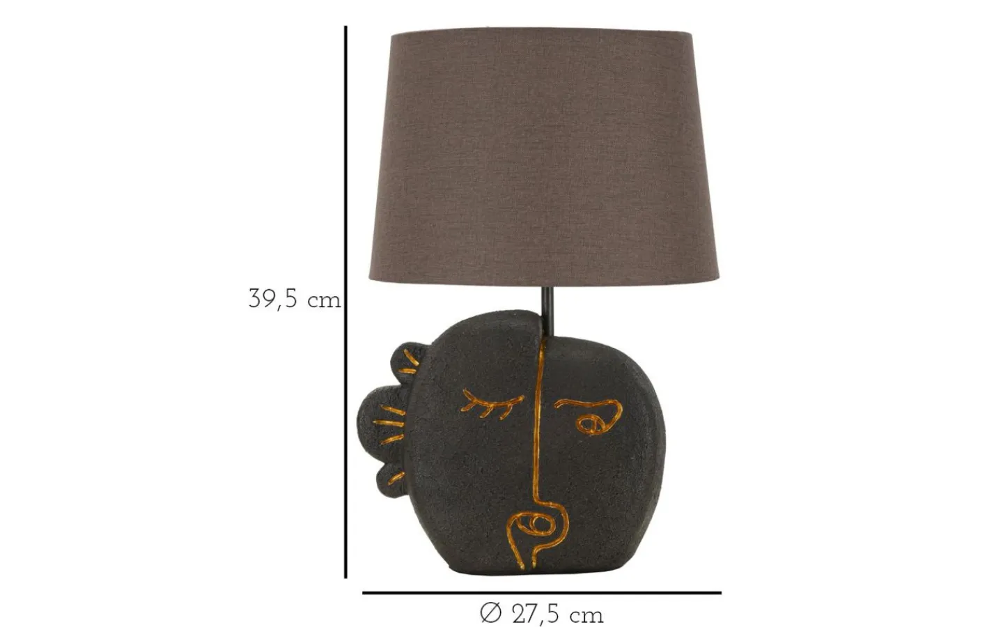 Mauro Ferretti Arco Bordslampa 39,5cm Brun* Bordslampor