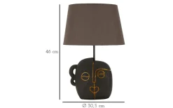 Bordslampor<Mauro Ferretti Arco Bordslampa 46cm Brun