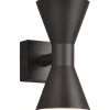 Ardas Vägglampa 2-delad GU10 mattsvart IP44