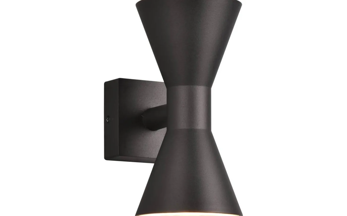 Ardas Vägglampa 2-delad GU10 mattsvart IP44