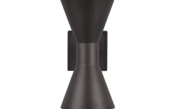 Ardas Vägglampa 2-delad GU10 mattsvart IP44