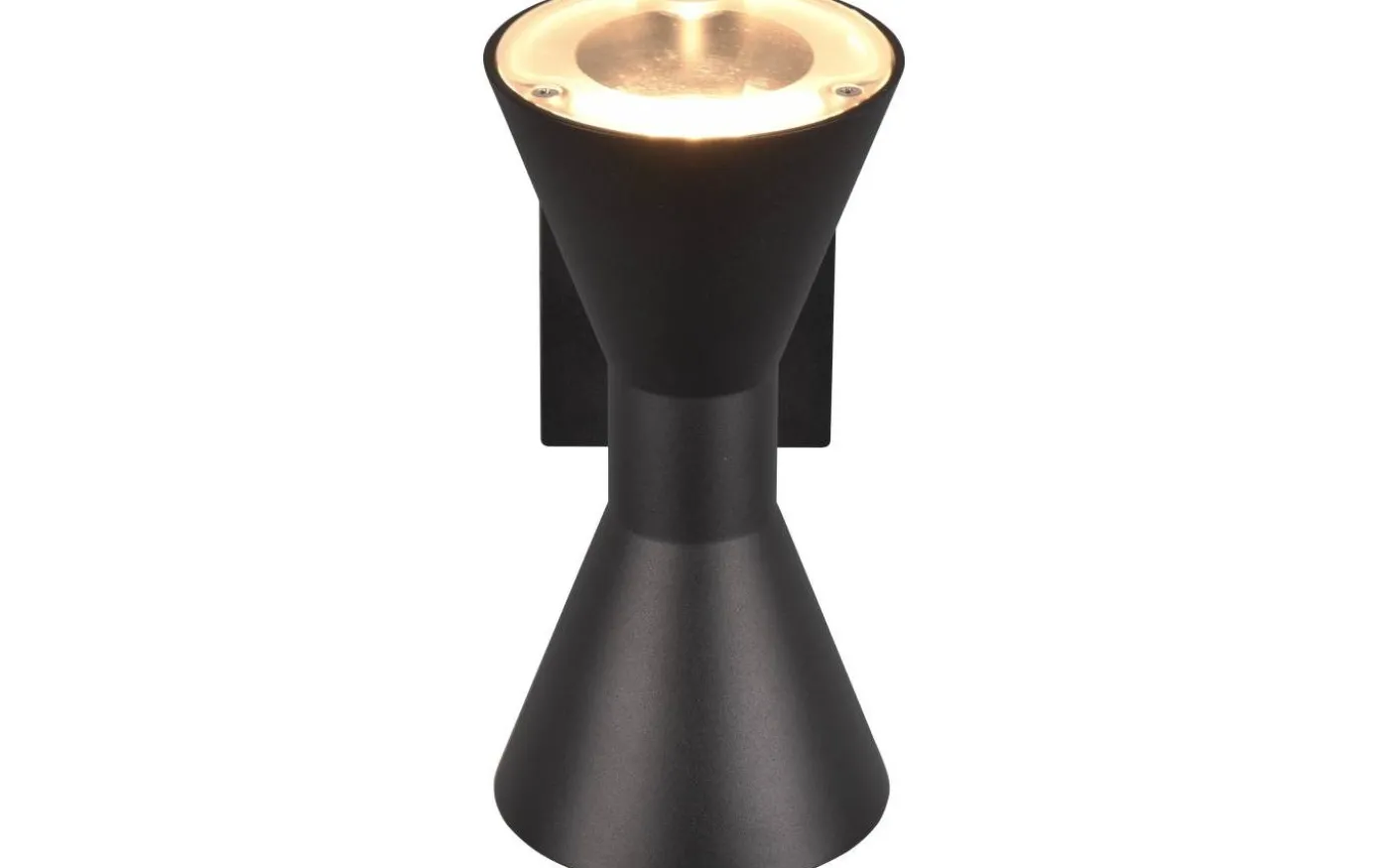 Ardas Vägglampa 2-delad GU10 mattsvart IP44