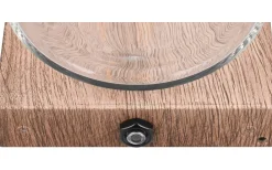 Vägglyktor<Trio Lighting Ardila Vägglampa E27 trä/matt svart skymningssensor IP44