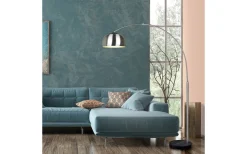 Trio Lighting Argentina Golvlampa E27 borstat stål* Golvlampor|Golvläslampor