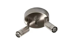 Arholma Takspotlight LED 2x3W 2700K Nickel