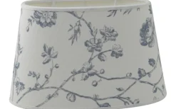 Aria Oval Lampskärm 30cm Blå Laura Ashley