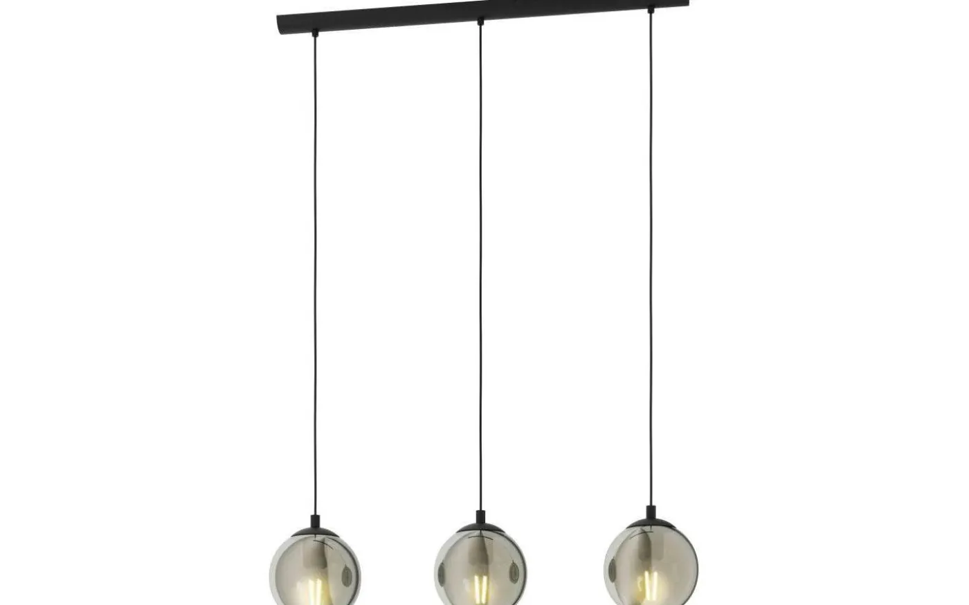 Ariscani Taklampa 77cm 3L Svart/Transparent