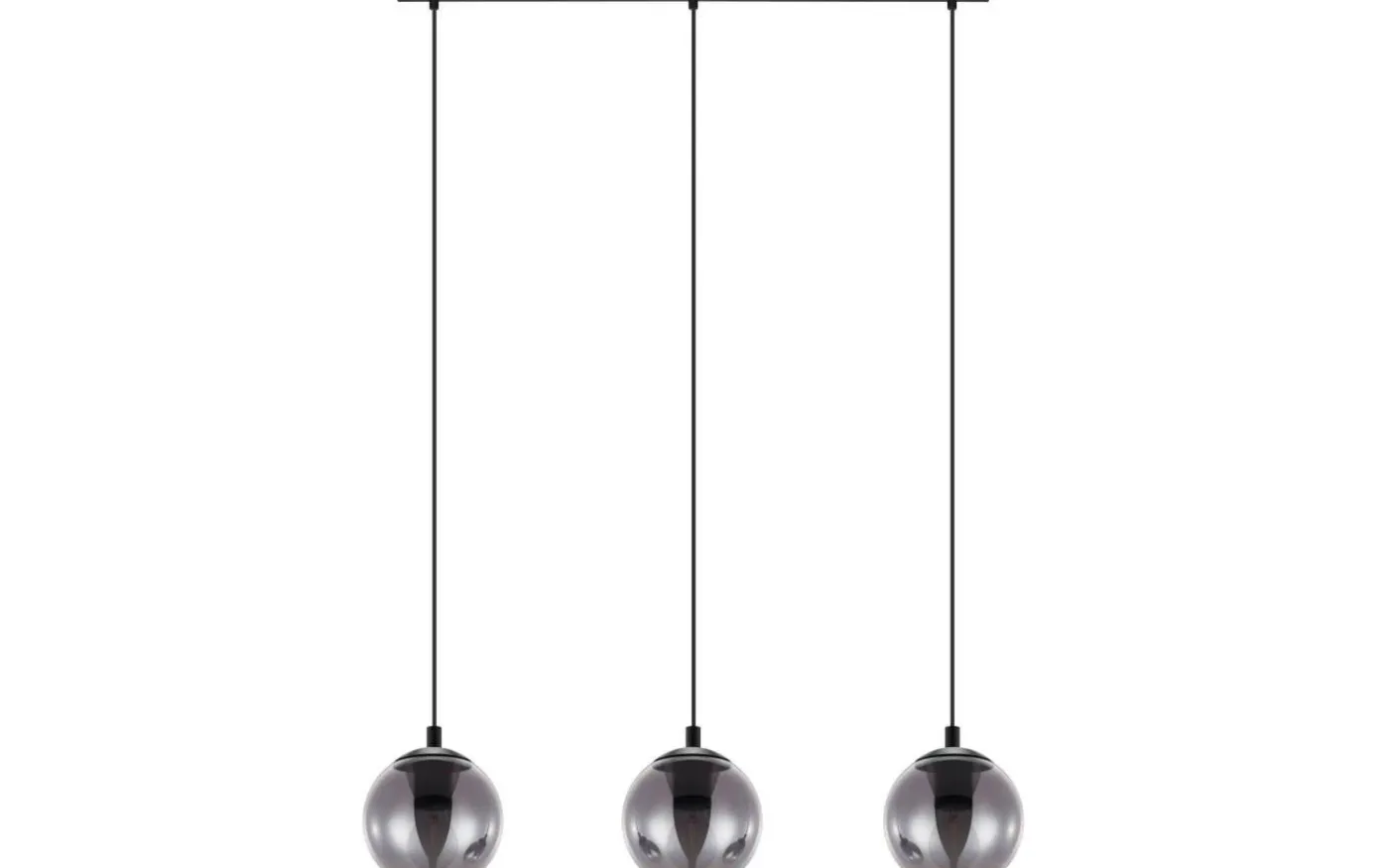 Ariscani Taklampa 77cm 3L Svart/Transparent