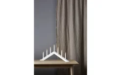 Visa Alla Adventsljusstakar|Adventsljusstakar 31-60 Cm<Star Trading Arrow Adventsljusstake Vit 36cm