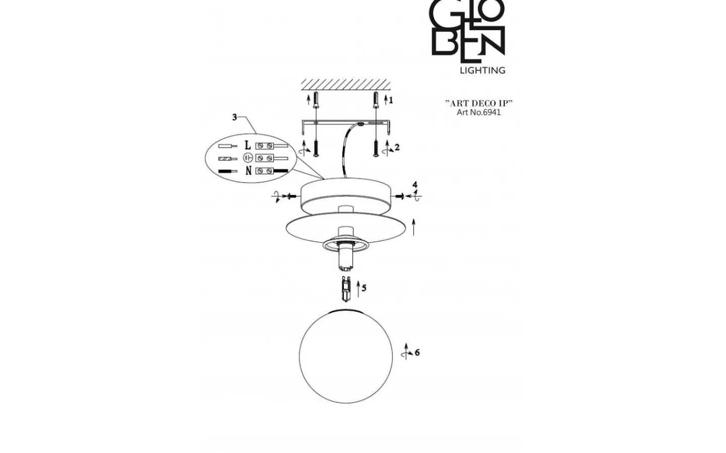 Badrum|Badrumslampor Vägg<Globen Lighting Art Deco Badrumslampa Mässing/Rök IP44