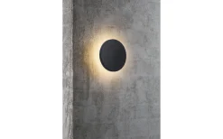 Artego Round Vägglampa 15cm Svart IP54