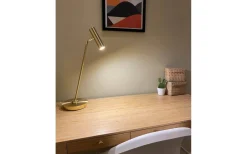 Aneta Artic Skrivbordslampa 52cm LED 6W 3000K Matt Mässing* Sovrum|Skrivbordslampor