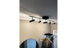 Artic Takspotlight 106cm LED 5x6W 3000K Svart/Krom