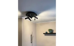 Hall & Trappa|Runda Takspotlights<Aneta Artic Takspotlight 40cm LED 5x6W 3000K Svart