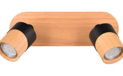 Aruni Spotlight 2-delat GU10 trä/matt svart
