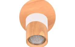Trio Lighting Aruni Spotlight GU10 trä/matt vit* Läslampor