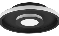 Badrumslampor Tak<Trio Lighting Ascari H2O Plafond LED 30cm mattsvart IP44