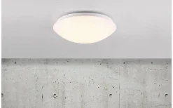 Taklampor Utomhus|Badrumslampor Tak<Nordlux Ask Plafond 28cm IP44, Vit