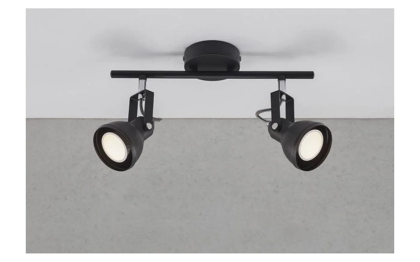 Aslak Takspotlight 2L Svart