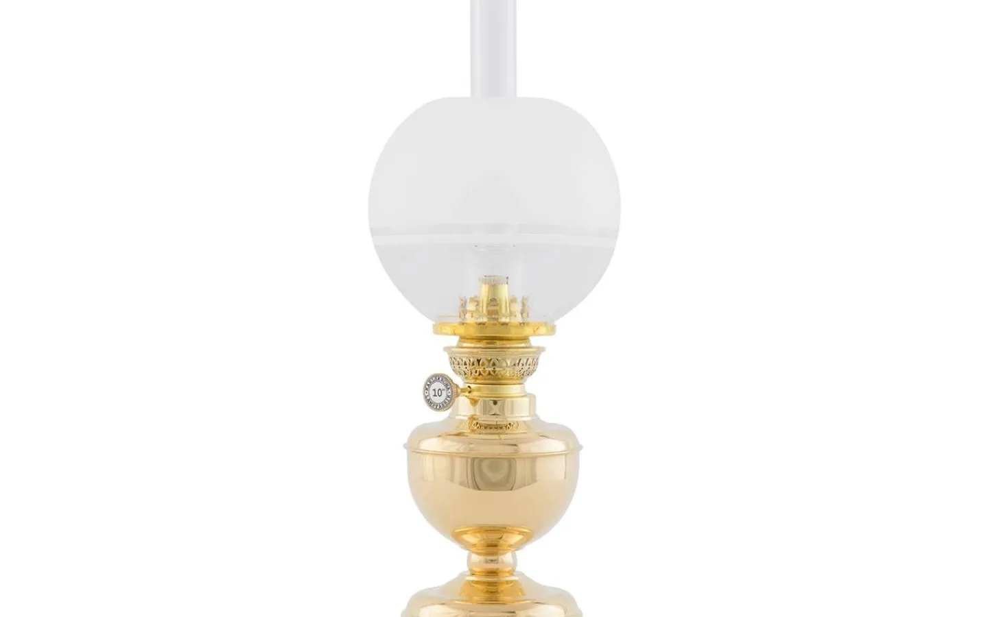 Karlskrona Lampfabrik Aspö 70 - Mässing* Fotogenlampor