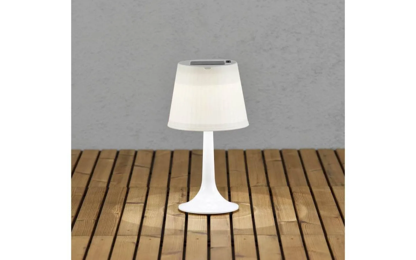 Konstsmide Assisi Solcellsdriven Bordslampa Vit LED* Solcellslampor Dekoration|Visa Alla Solcellslampor