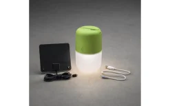 Assisi Solcell/USB-lampa Hängande/Stående Dimbar Grön