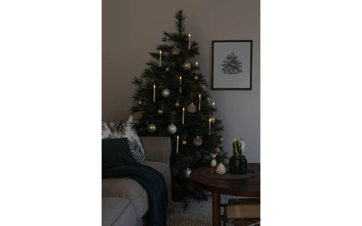 Klassisk Julgransbelysning<Konstsmide Asta Julgransbelysning 10L Varmvita LED Parallellkopplade Inomhus