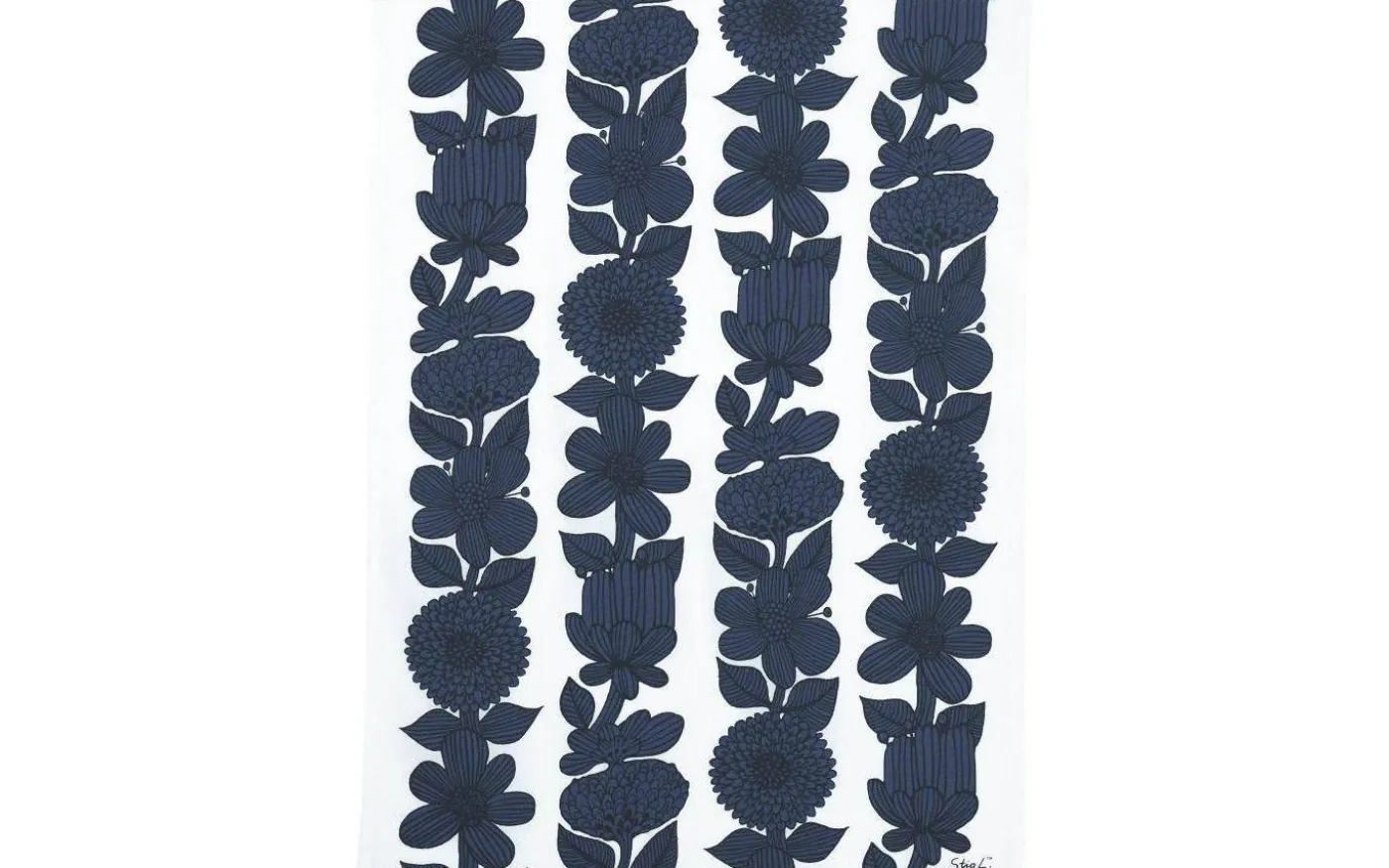 Aster Kökshandduk Blå 50x70cm Stig Lindberg