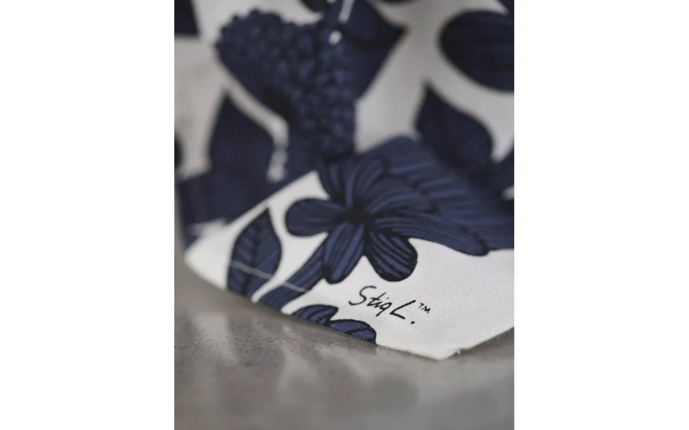 Aster Kökshandduk Blå 50x70cm Stig Lindberg